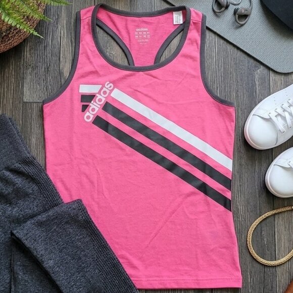 adidas Tops - Adidas 3 Stripe Racerback Tank